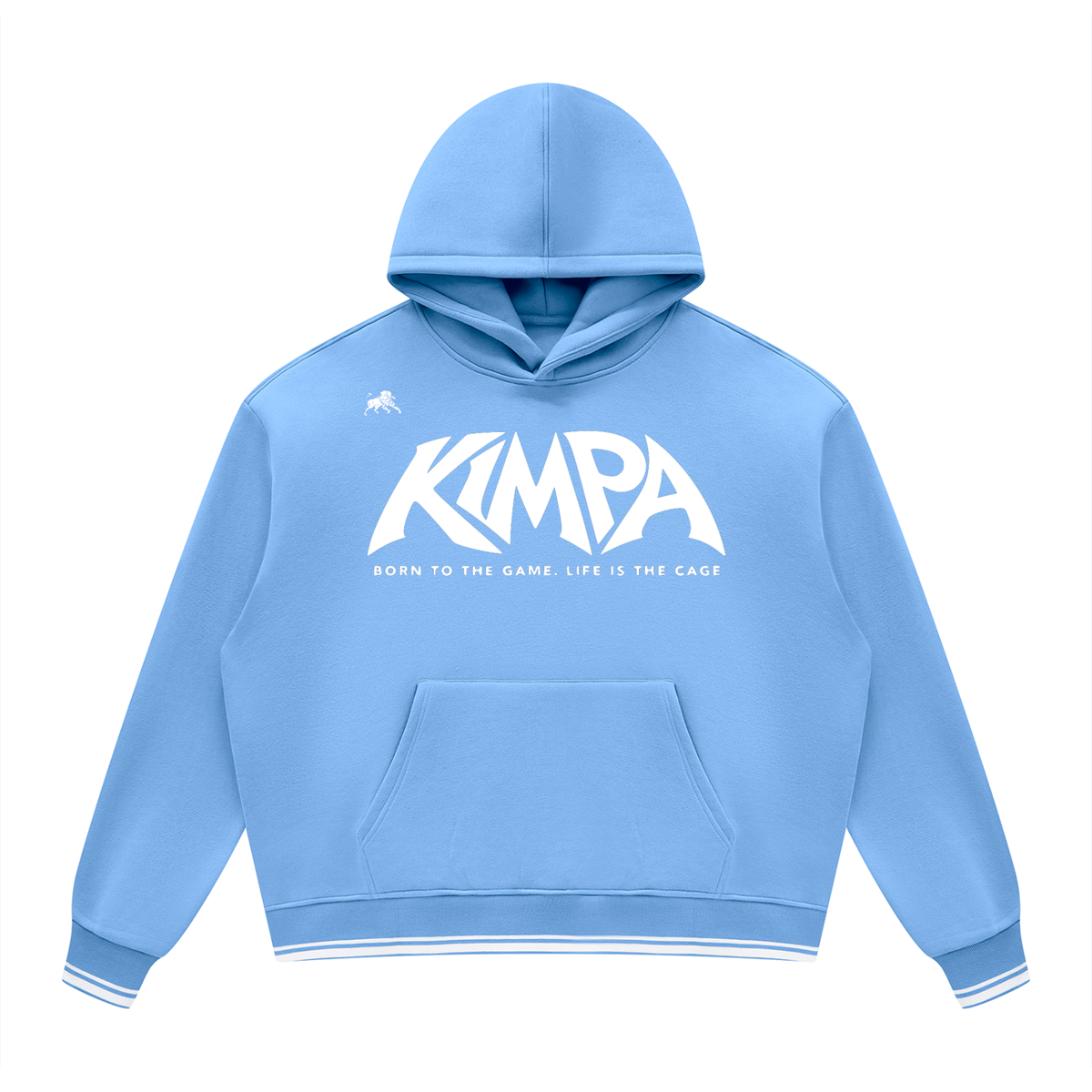 Unisex Oversized Color Block Fleece Hoodie