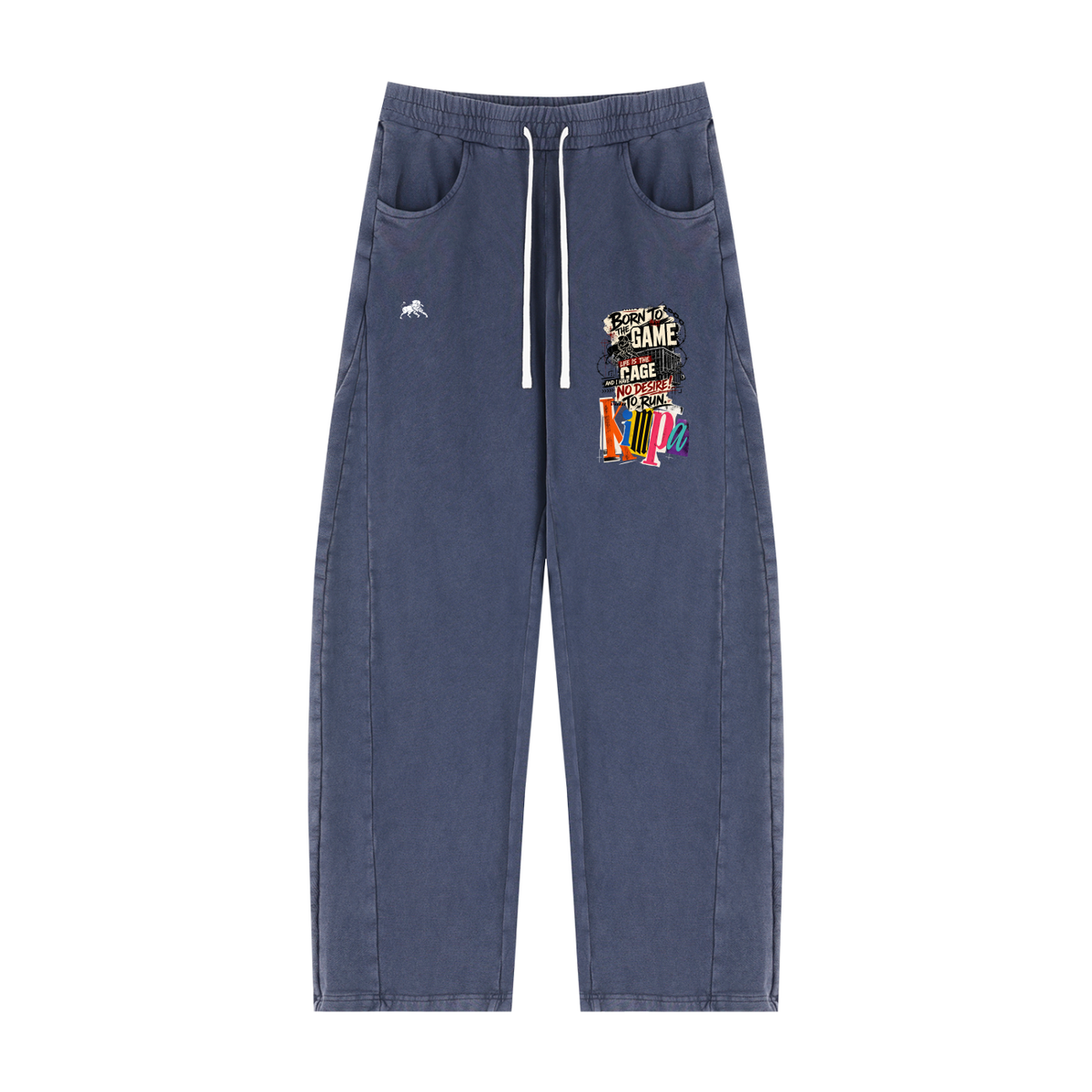 Unisex Mineral Wash Barrel Sweatpants
