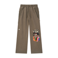 Snow Washed Tape Raw Edge Sweatpants