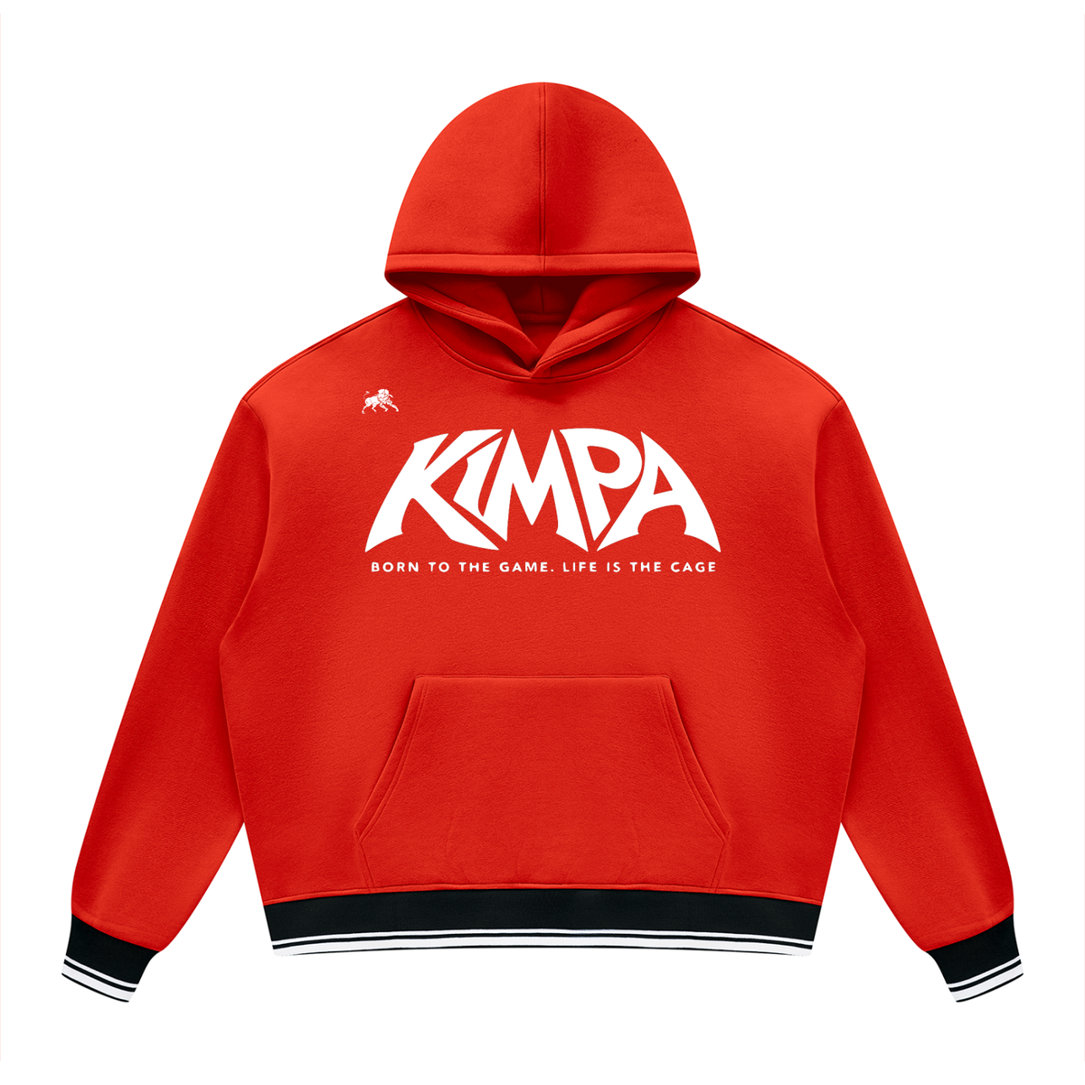 Unisex Oversized Color Block Fleece Hoodie