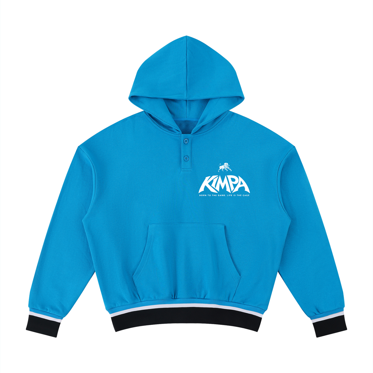 Unisex Oversized Color Block Boxy Hoodie