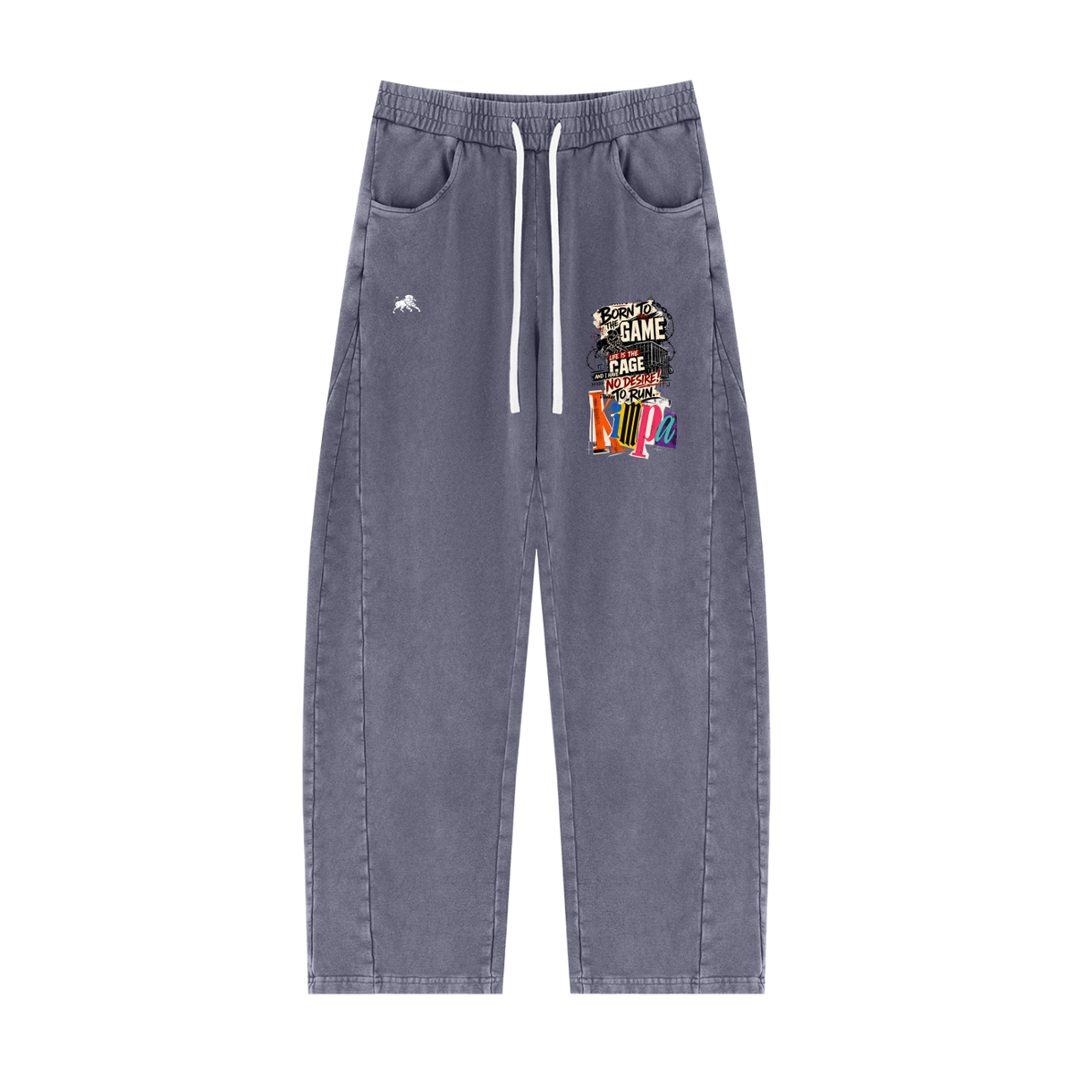Unisex Mineral Wash Barrel Sweatpants
