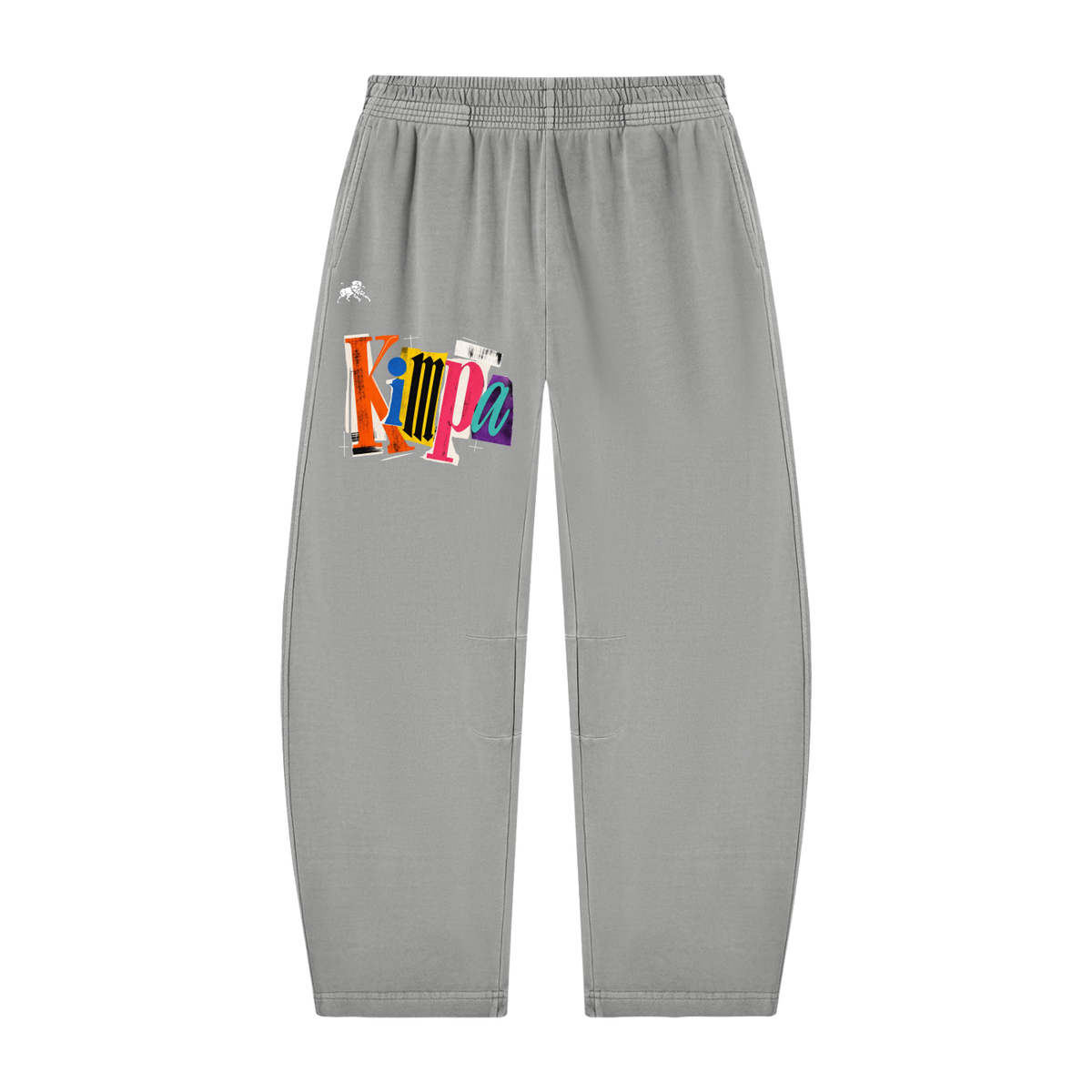 Unisex Vintage Washed Barrel Leg Sweatpants
