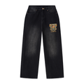 Men's Vintage Wash Wide Leg Jeans