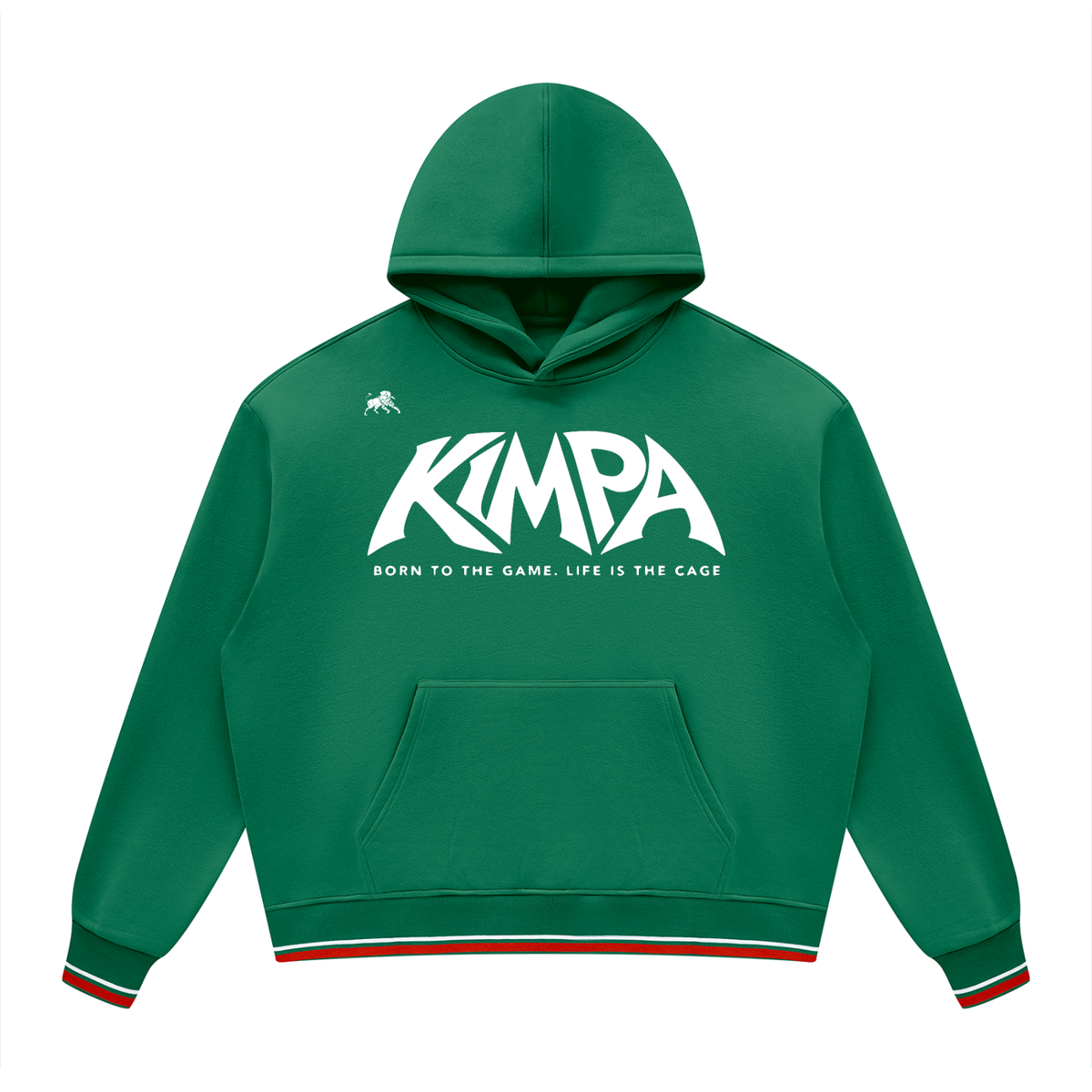 Unisex Oversized Color Block Fleece Hoodie