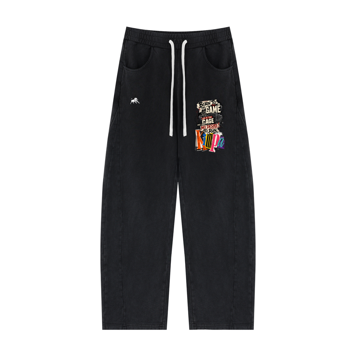 Unisex Mineral Wash Barrel Sweatpants