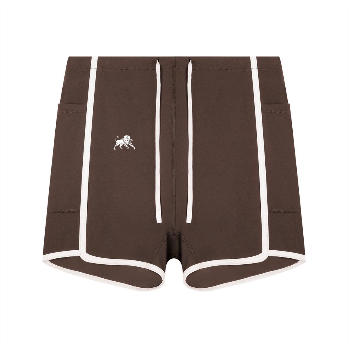 Women's High Rise Color Block Yoga Shorts