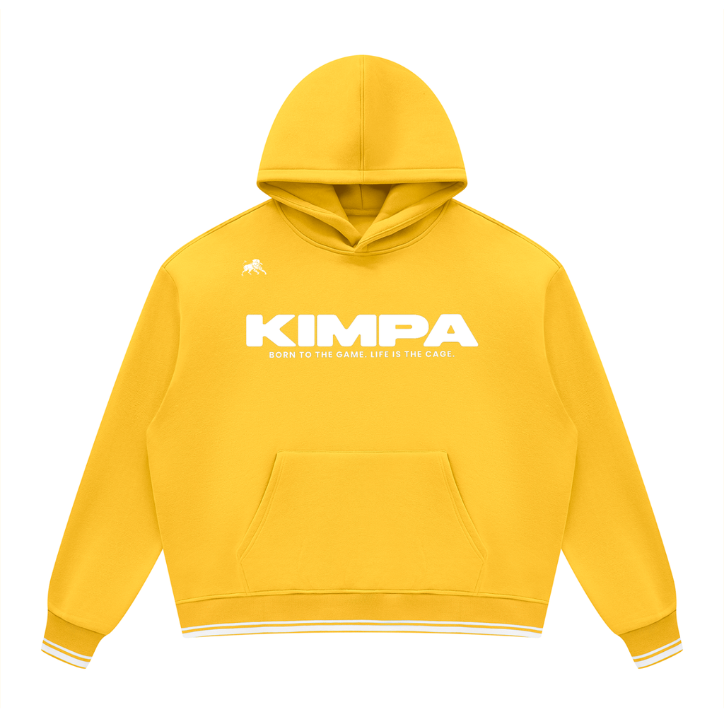 Unisex Oversized Color Block Fleece Hoodie