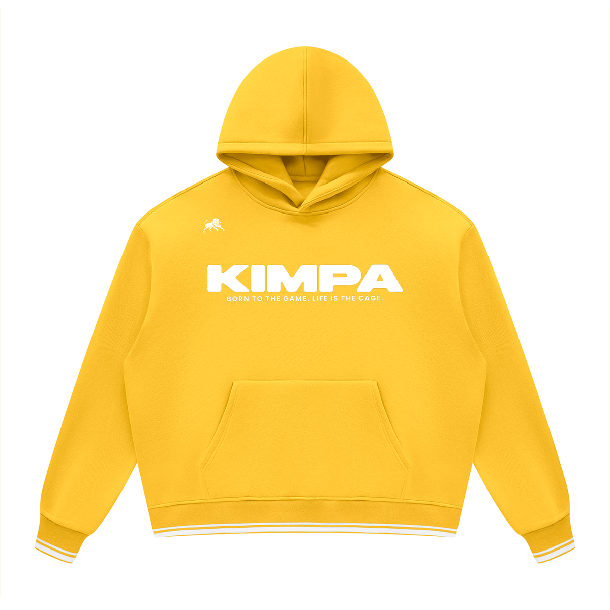 Unisex Oversized Color Block Fleece Hoodie
