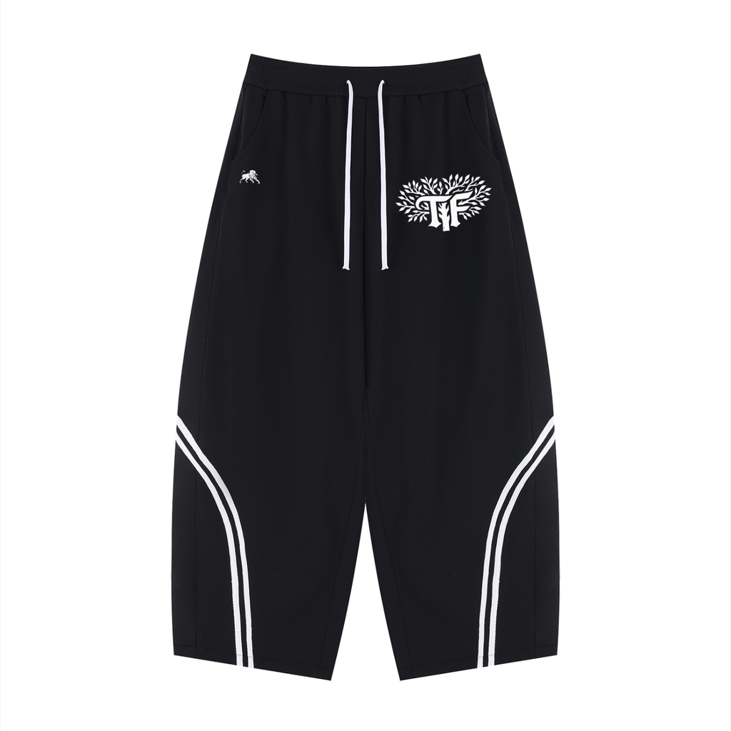 Unisex Wide Leg Piping Sweatpants