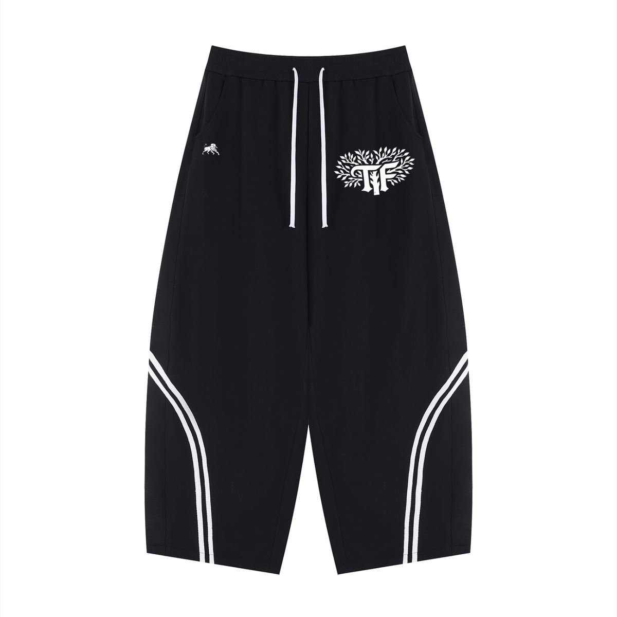 Unisex Wide Leg Piping Sweatpants