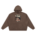 Unisex Vintage Wash Waffle Boxy Hoodie