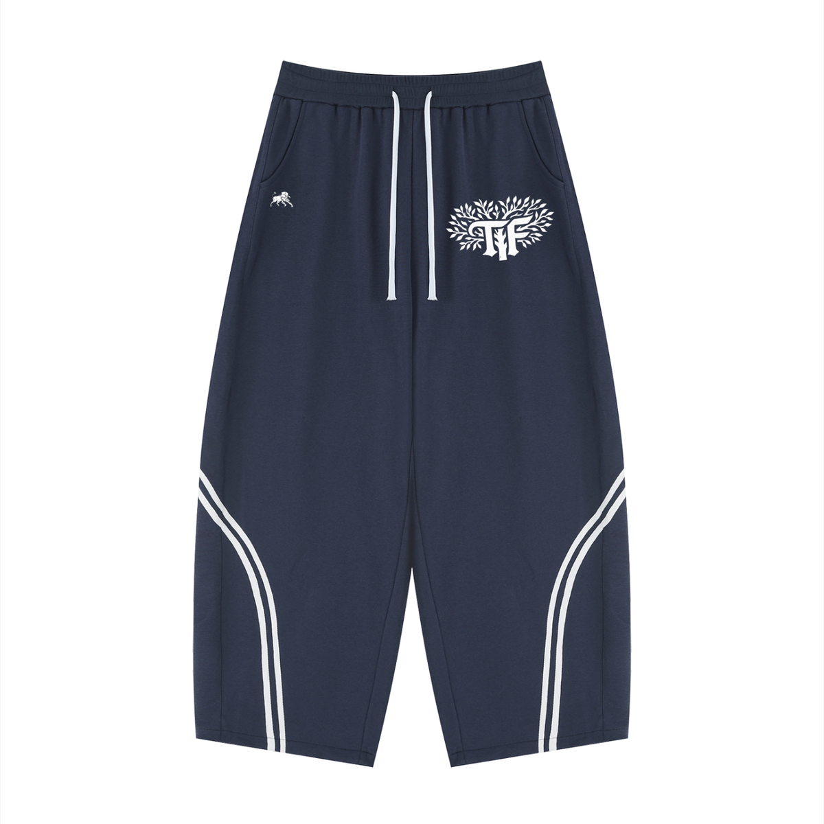 Unisex Wide Leg Piping Sweatpants