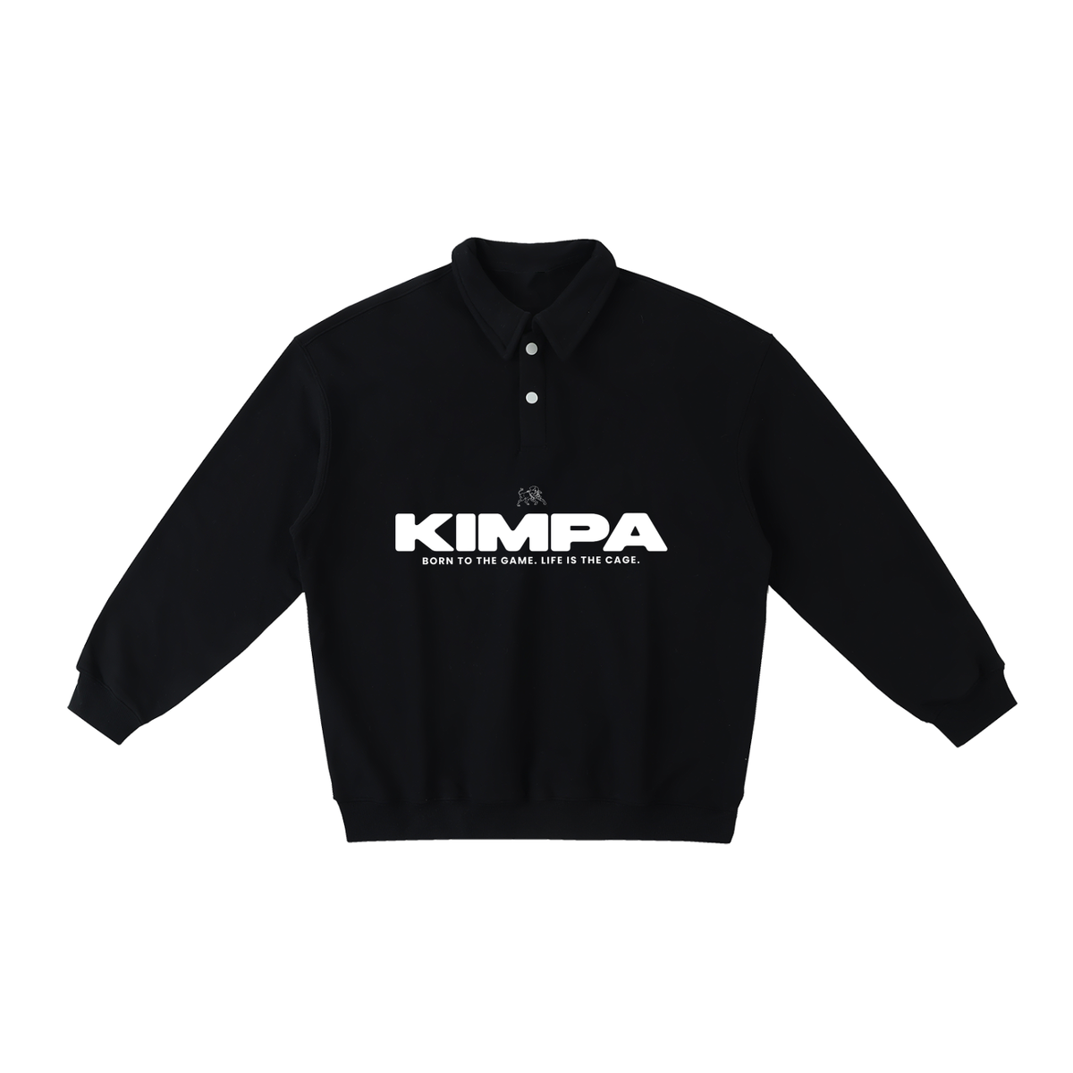Heavyweight Polo-Collar Sweatshirt