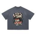 Vintage Washed Distressed Boxy Oversized T-Shirt